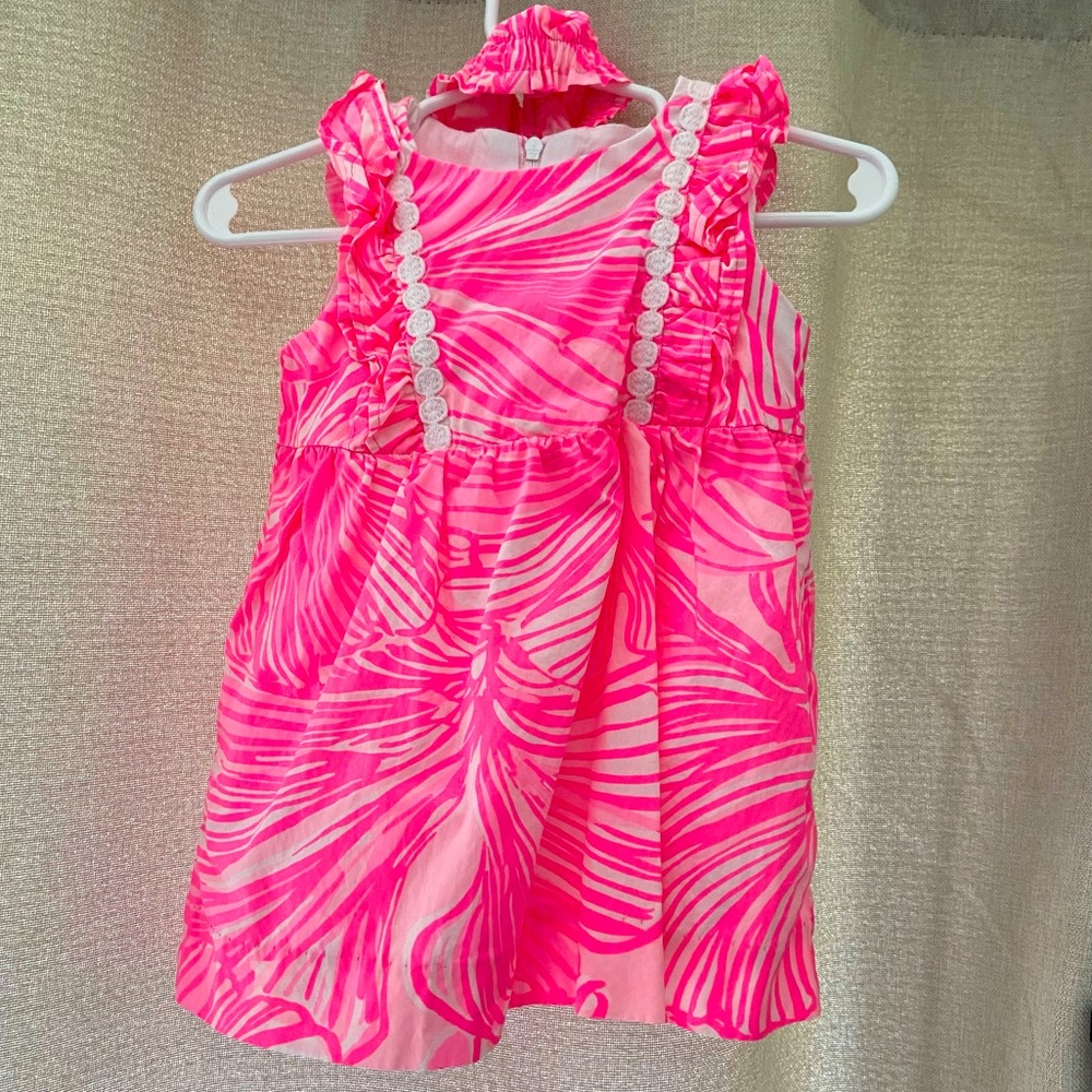 Like New Lilly Pulitzer Dress with Bloomers 6-12 Months